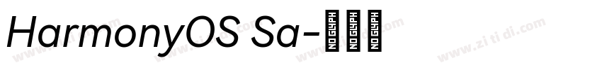 HarmonyOS Sa字体转换 HarmonyOS Sa字体转换